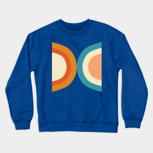 New mid mod Rainbow Crewneck Sweatshirt by bruxamagica